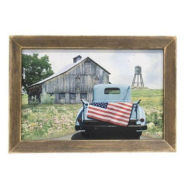 American Tailgating Framed Print - The Fox Decor